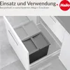 Hailo Inneneimer 1073979 mit Deckel 350 x 226 x 220 mm 2 Produktbild-Vorschau 4