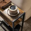 HOMCOM bijzettafel, salontafel met 3 niveaus en een Productafbeelding-voorbeeld 7