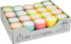 Teelichter farbig Ø38mm 40 Stk - Bunte Partykerzen, Produktbild-Vorschau 1