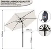EINFEBEN Ombrellone da giardino 3m idrorepellente con Anteprima dell’immagine prodotto 2