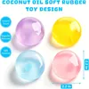 Lot de 2 balles anti-stress « squishy » bleues et roses – à Voir les images du produit 2
