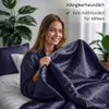 COZYOR Satin-Bettwäsche, mit verstecktem Reißverschluss, Produktbild-Vorschau 2