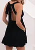 Minikleid für Damen aus plissiertem Stoff, tiefer Produktbild-Vorschau 2