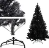 Albero di Natale Nero Artificiale, 180 cm 708 rami Anteprima dell’immagine prodotto 5