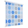 vidaXL Tenda a rullo per doccia 120x240 cm motivo circolare Anteprima dell’immagine prodotto 8