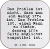 Mr. & Mrs. Panda Tischschoner Das Problem ist nicht,... - Produktbild-Vorschau 1