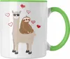 Trendation - Lustige Faultier Llama Grafik Tasse Geschenk Produktbild-Vorschau 1