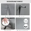 Dvoumístná rozkládací pohovka HOMCOM s funkcí postele, Náhled obrázku produktu 6