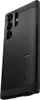 A black phone case with a built-in kickstand is shown from a diagonal rear angle. Anteprima dell’immagine prodotto