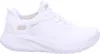A white Skechers women's sneaker is shown from the side against a white background. Voir les images du produit