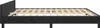 vidaXL Rám postele bez matrace černý 180x200 cm sametový Náhled obrázku produktu 5