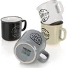 com-four® 4x Kaffeebecher im Vintage-Design - 380 ml Produktbild-Vorschau 4