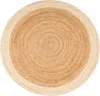 Teppich Rund Wohnzimmer Jute Boho Ethno Muster Modern Produktbild-Vorschau 6