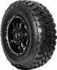A single tire mounted on a black wheel, shown against a white background. Podgląd zdjęcia produktu