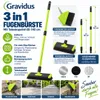 3 in 1 Fugenbürste mit Teleskopstiel 80–140 cm Produktbild-Vorschau 5