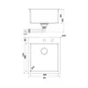 NABER 1013114 Einbauspüle Corno Piu PR3 ab 500er Produktbild-Vorschau 2