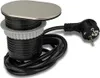 UNITEC Prise de table encastrée Schuko+USB acierd Voir les images du produit 1