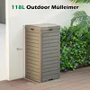 GOPLUS Mülltonnenbox 118 L, Mülleimer mit Klappdeckel & Produktbild-Vorschau 5
