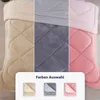 Wellsoft Bettdecke Grau 220x240 cm – Wendbare Produktbild-Vorschau 6