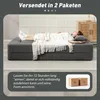 HOMCOM 2-Sitzer-Schlafsofa aus Schaumstoff mit breiten Produktbild-Vorschau 9