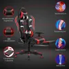 Gaming Stuhl mit Fußstütze, höhenverstellbarer Produktbild-Vorschau 4