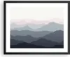 Gerahmtes Poster - Schwarzer Rahmen - Berge Grafiken Produktbild-Vorschau 1