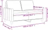 2-Sitzer-Sofa Rosa 140 cm Samt Produktbild-Vorschau 7