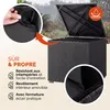Casaria Coffre de rangement 318 L avec couvercle 75x75x70cm Voir les images du produit 3