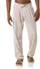 Red Bridge Herren Leinen Hose weite Freizeithose Ecru S Produktbild-Vorschau 1