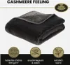 Gözze Premium Cashmere-Feeling Decke anthrazit 180 x 220 cm Produktbild-Vorschau 6