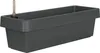 Geli Bewässerungsblumenkasten VIVA Anthrazit 100 x 21,2 cm Produktbild-Vorschau 1