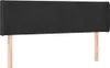 vidaXL Kopfteil mit Ohren Schwarz 147x16x78/88 cm Samt -  Produktbild-Vorschau 3