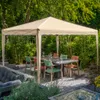 HI Pavillon Faltbar 3x3 m Beige Produktbild-Vorschau 3