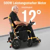 Elektrorollstuhl Elektrisch Faltbar Leicht bis 150KG, Produktbild-Vorschau 3