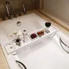 Badewannenablage 70 cm, Farbe:Weiß Produktbild-Vorschau 1