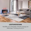Kominek elektryczny Klarstein Basel - termowentylator o Podgląd zdjęcia produktu 6