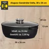 Karl Krüger 23038D Aluguss-Gansbräter Delta - 38 x 26 x 13 Produktbild-Vorschau 6