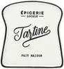 HowHomely | Snídaňový talíř Tartine Tost - bílý Náhled obrázku produktu 3