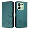 Leder Hülle für Xiaomi Redmi Note 13 4G Süße Katze Flip Produktbild-Vorschau 2