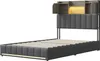 Letto singolo UnboxG 90x200 cm con LED e USB, 2 cassetti, Anteprima dell’immagine prodotto 19