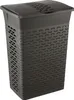 Panier à linge en plastique aspect tressé 55 L Bac à linge Voir les images du produit 8