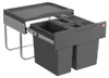 Hailo Abfallsammler 3644912 TR Swing 29 L 3-fach dunkelgrau Produktbild-Vorschau 1
