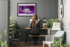Bild 70x50 MDF-Rahmen Wandkunst Becher Blumen Pflanze Produktbild-Vorschau 3