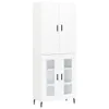 vidaXL Highboard Weiß 69,5x34x180 cm Holzwerkstoff - Produktbild-Vorschau 3