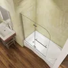AICA 120cmx140cm Badewannenaufsatz 6mm NANO ESG-glas Produktbild-Vorschau 3