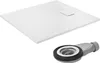 LuxeBath Duschwanne 100x90cm Weiß Extra flache SMC Produktbild-Vorschau 1