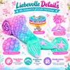 3-teiliges Meerjungfrauen-Set für Kinder – Kuscheldecke mit Produktbild-Vorschau 4