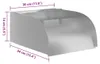 vidaXL Vodopád s LED diódami 30x34x14 cm nerezová oceľ 304 Náhľad obrázku produktu 8