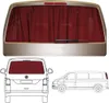 Maß Gardinen für VW T6 T6.1 Caravelle (Fensterrahmen Produktbild-Vorschau 1