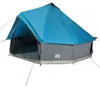 vidaXL Tipi tente familiale 10 personnes bleu imperméable Voir les images du produit 1